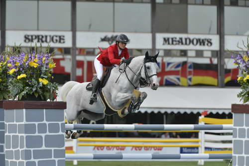 Spruce-Meadows-9-5-13-9278-PenelopeLeprevost-DameBlancheVanArenberg-FRA-DDeRosaPhoto